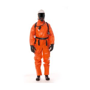 combinaison de travail / de protection chimique / avec appareil respiratoire assisté / étanche au gaz