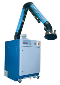 aspirateur de fumée mobile / de soudage / à cartouche / avec bras d'aspiration