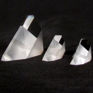 prisme optique de toit d'Amici / de déviation / à angle droit / en silice fondue