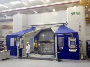 centre de tournage CNC / vertical / 3 axes / de découpe