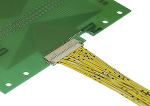 connecteur carte à fil / coaxial / parallèle / à sertir