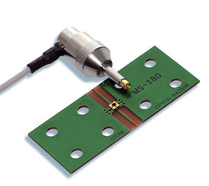 connecteur de carte électronique / coaxial / SMT / coudé