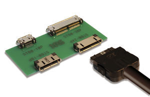 connecteur RF / SMT / fil à carte / parallèle