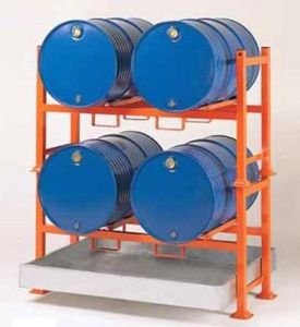 rayonnage entrepôt de stockage / pour charge moyenne / pour fûts