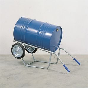 chariot de manutention / en métal / porte fût