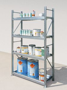rayonnage entrepôt de stockage / pour charge moyenne / réglable / léger