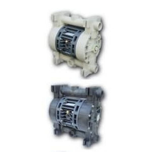 pompe à double membrane / pour fluide agressif / pneumatique / en plastique