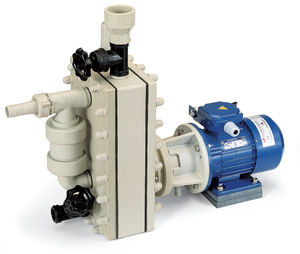 pompe centrifuge / auto-amorçante / pour fluide corrosif / en matière plastique