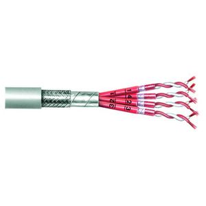 câble optique de données / blindé / de grande flexibilité / à isolation PVC