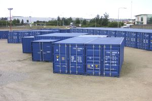 container en métal / de transport