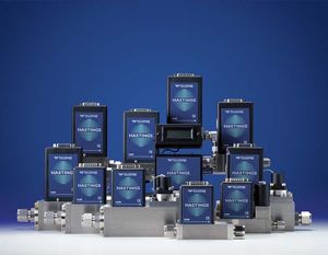 régulateur de débit massique thermique / pour gaz