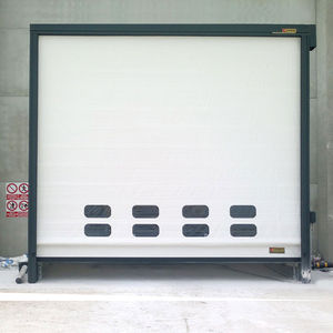 porte à enroulement / PVC / industrielle / pour l'extérieur