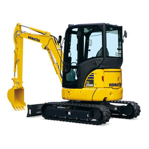 pelleteuse mini / sur chenilles / diesel / pour chantier de construction