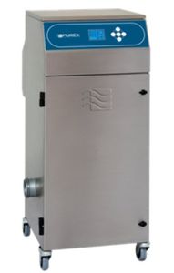 aspirateur de fumée portatif / à filtre au charbon actif / pour l'industrie / automatique