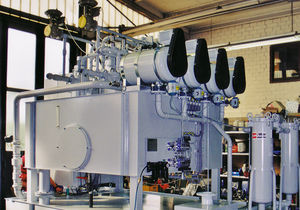 unité de filtration à disque / centrifuge / pour liquide / compacte