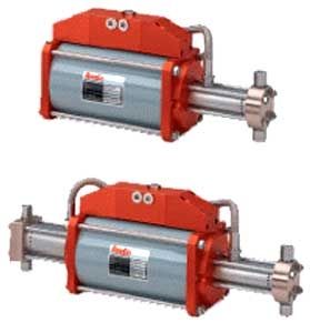 surpresseur de gaz / haute pression / actionné par air