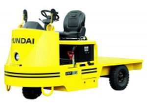 tracteur électrique / à 3 roues / à conducteur porté assis / de remorquage