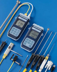 thermomètre à thermocouple / numérique / portable / avec imprimante intégrée