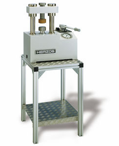 pastilleuse manuelle pour la préparation d'échantillons / de laboratoire