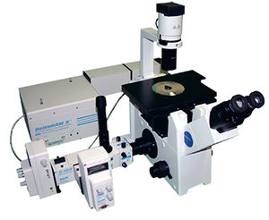 microscope à fluorescence / de mesure / haute vitesse