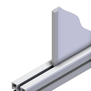 profilé en aluminium / en U / de cadre