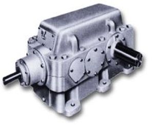 réducteur à couple conique / orthogonal / pour extrudeuse