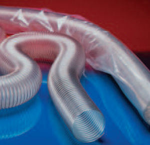 tuyau flexible pour essence / pour atmosphère explosible / pour l'industrie chimique / en polyester