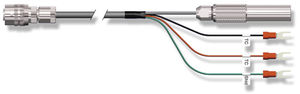 assemblage de câbles coaxial / DIN / pour capteur / actionneur / blindé