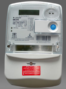 compteur d'énergie électrique / mural / numérique / monophasé