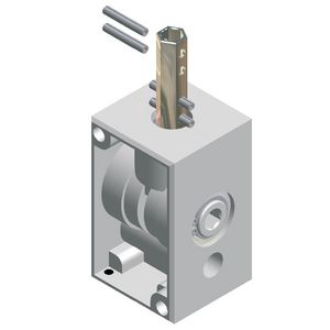 réducteur à couple conique / orthogonal / pour écran de protection solaire de grande taille