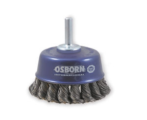 brosse en coupe / de nettoyage / de finition / métallique