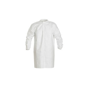 blouse de travail / de protection chimique / en polyéthylène / pour le médical