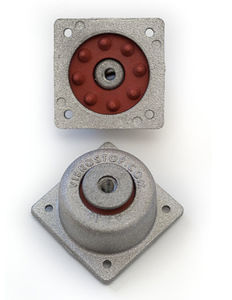 support antivibratoire cylindrique / en métal