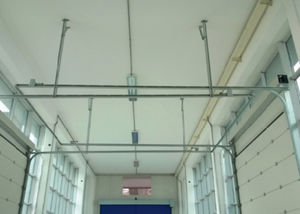 portes sectionnelles / en métal / industrielles / pour l'extérieur