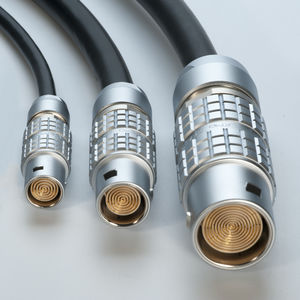 connecteur de données / coaxial / cylindrique / multipolaire