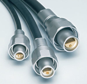 connecteur audio/vidéo / coaxial / à vis / unipolaire