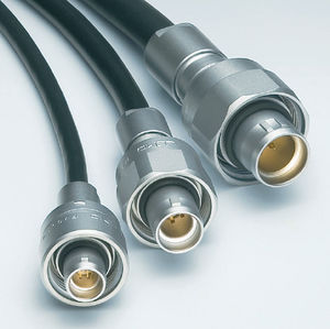 connecteur audio/vidéo / fibre optique / à vis / multipolaire