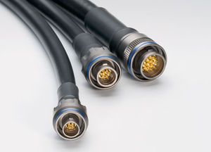 connecteur audio/vidéo / hybride / fibre optique / circulaire