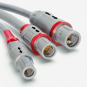 connecteur RF / coaxial / push-pull / multipolaire