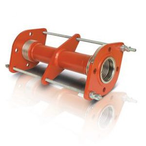 compensateur de dilatation en métal / rond / à bride