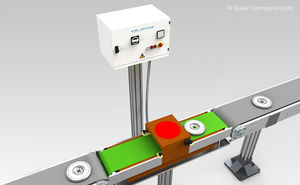démagnétiseur tunnel / pour pièce / compact / pour ligne robotisée