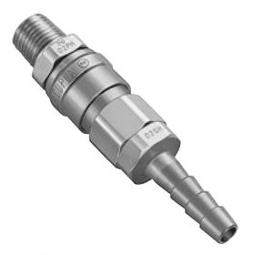 raccord push-to-lock / droit / pneumatique / en aluminium