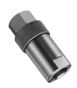 raccord à visser / droit / hydraulique / à haute pression