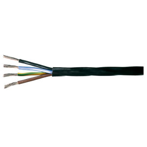 câble électrique d'alimentation / isolé / à retardateur de flamme / résistant aux produits chimiques