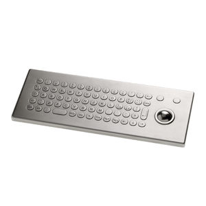 clavier de bureau / à touches mécaniques / 68 touches / avec trackball