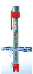 pH mètre portable / de process / type stylo / avec compensation de température automatique