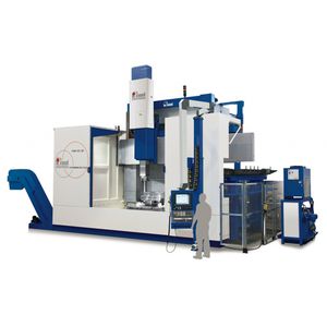 tour CNC / vertical / 2 axes / de grande taille