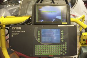 machine de marquage par rayage / pneumatique / mobile / profond