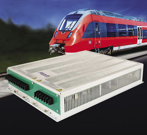convertisseur DC/AC triphasé / pour applications ferroviaires
