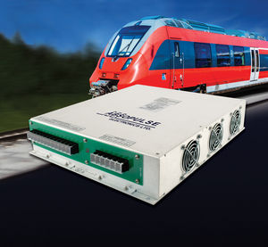 convertisseur DC/DC monté sur châssis / haute tension / pour applications ferroviaires / EN50155